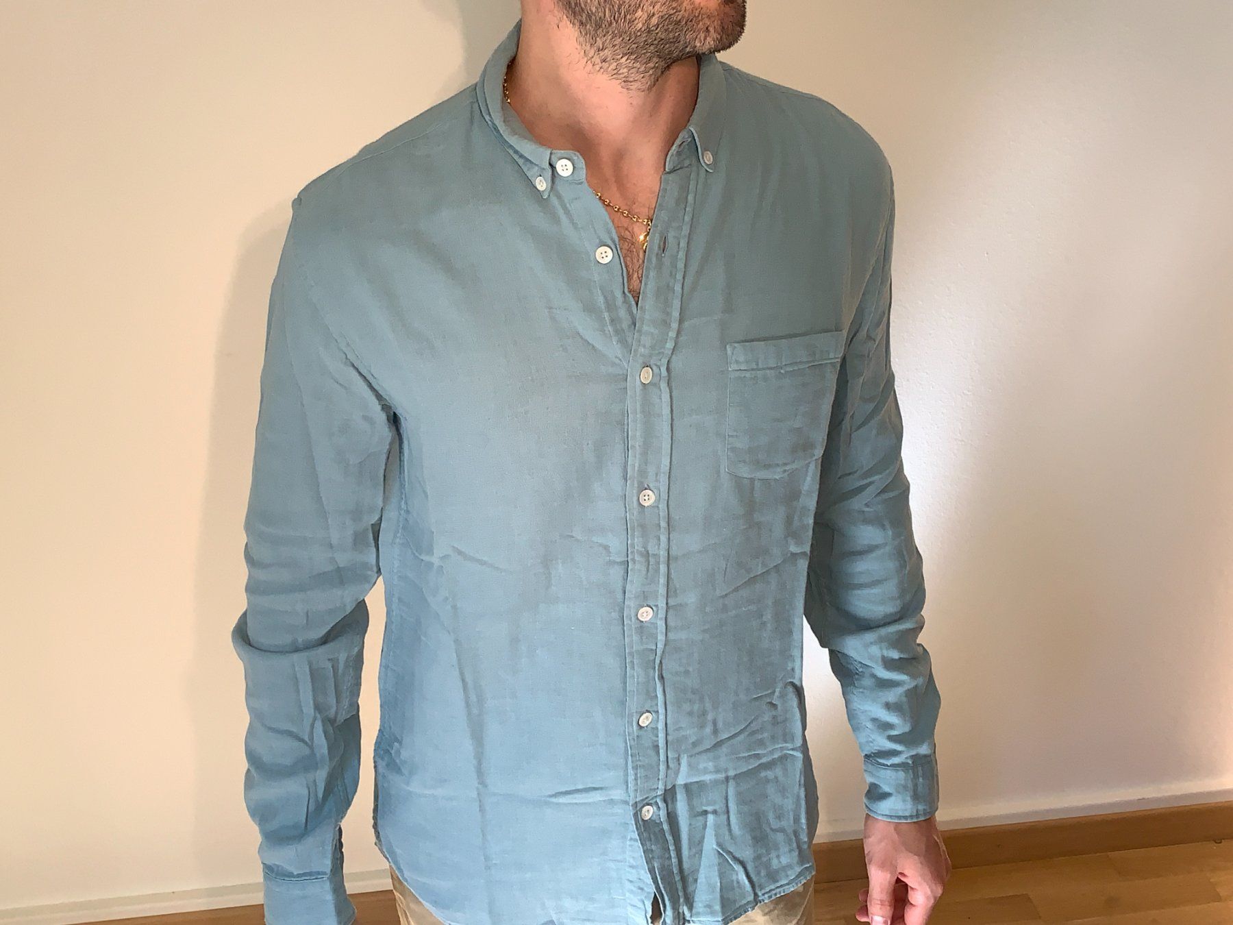 Camicie: Octobre Éditions Button-Down Hemd, Blau, Grösse M – Usato da Zürich venduto da lor_s6l8 8