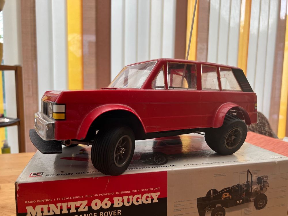 Vintage RC Buggy Minitz 06 Range Rover Graupner/KYOSHO (Defekt) in ...