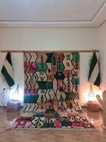 Tapis Boujad authentique, fait main, laine naturelle