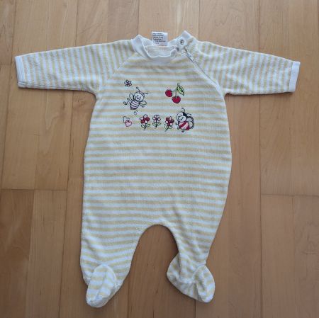 Schnizler Baby Nicki Strampler / Schlafanzug, Gr. 56