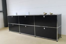 USM Sideboard in Schwarz