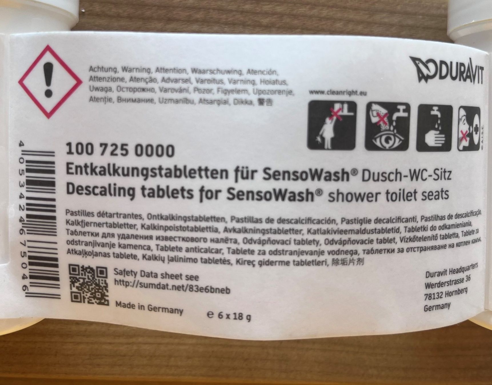 Pflegeprodukte: Entkalkungstabletten Duravit – Gebraucht aus Uster von Beatus-Brutus 1