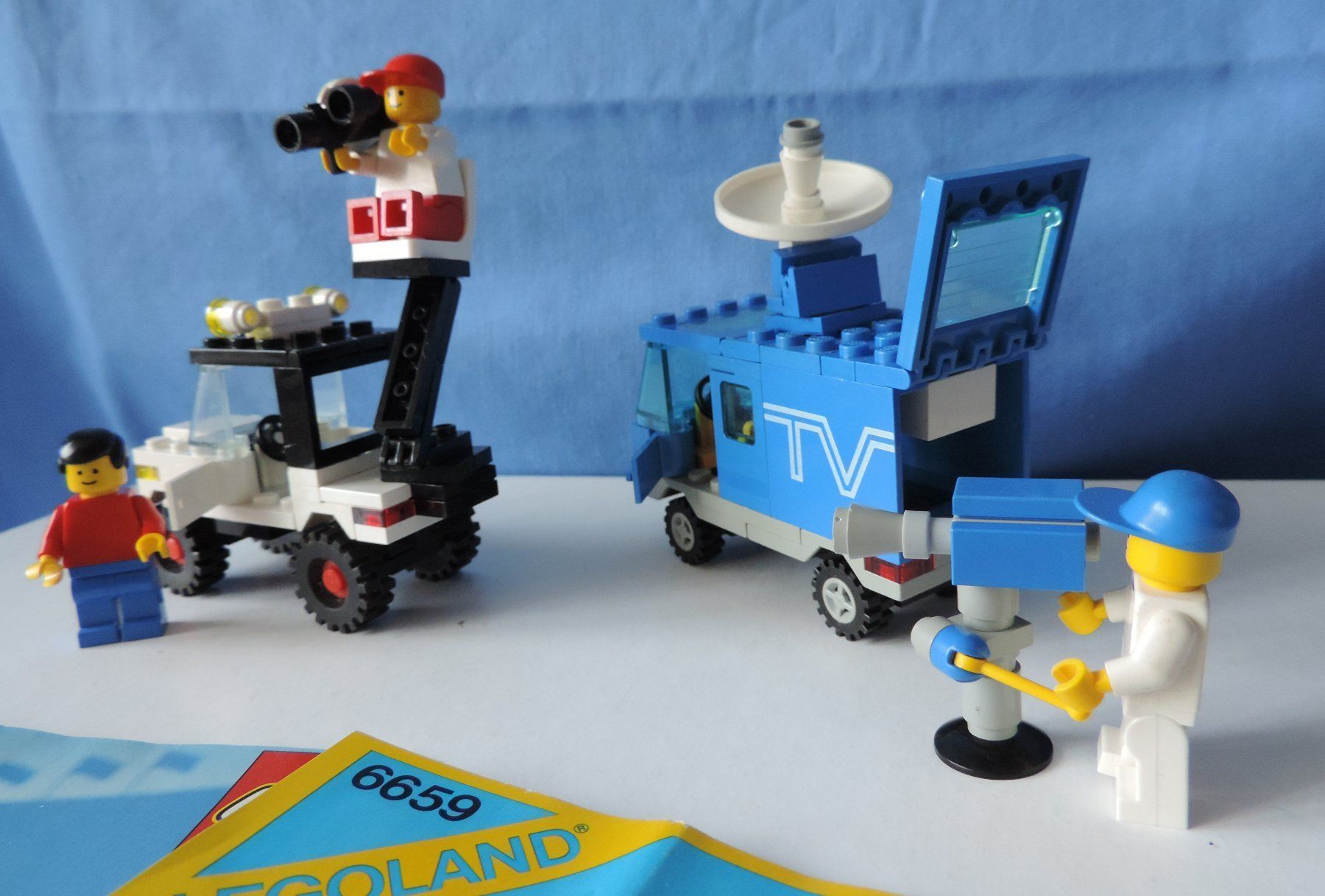 Lego Giocattoli: TV Crew, Sets 6659 und 6661 – Usato da Burgdorf venduto da ursla50 2