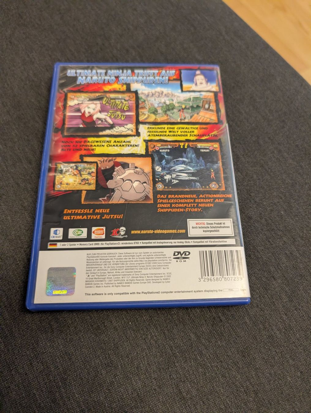 Jeux: Naruto Shippuden ultimate ninja 4 Sony playstation 2 – D'occasion à Giubiasco par Ticinerd 1