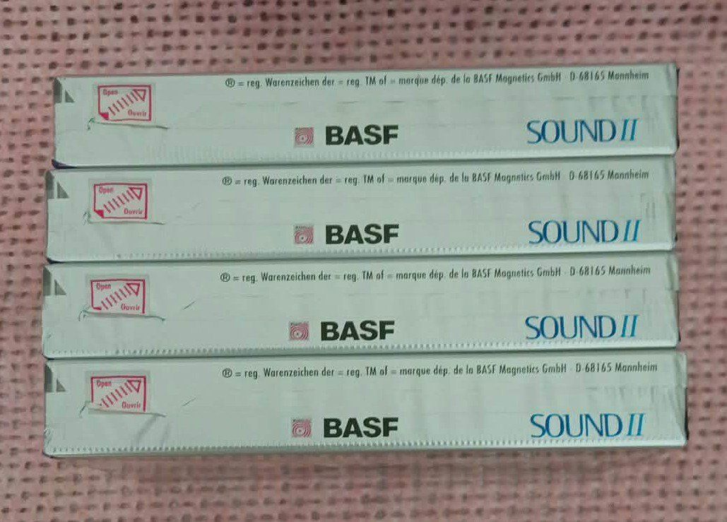 Cassettes audio: BASF Sound II 90 / cassette MC - scellées – Neuf avec emballage d'origine à Le Locle par borgespatricia 3