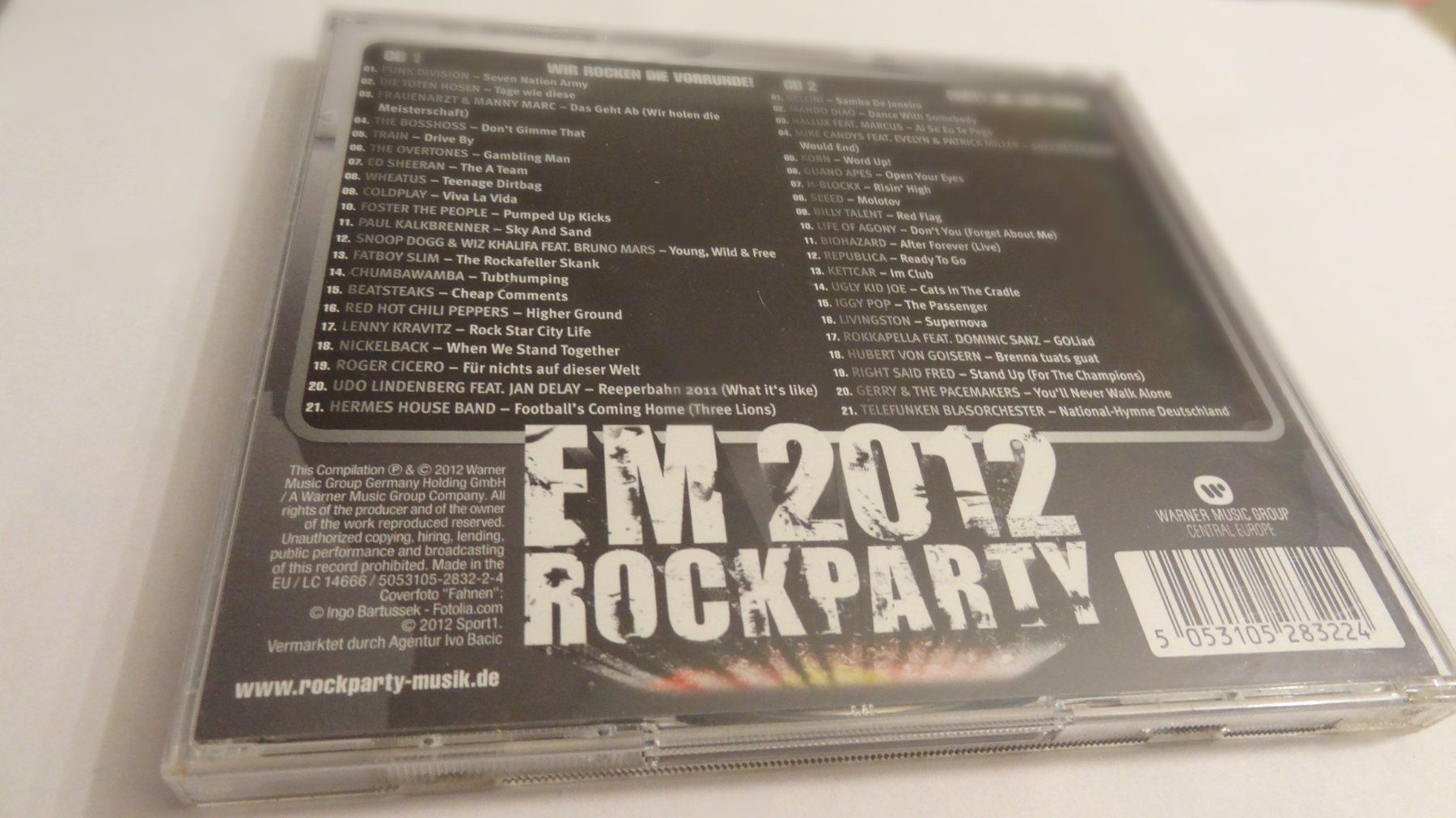 CD: EM 2012 Rock Party CD – Usato da Olten venduto da Disc-Ausverkauf 1