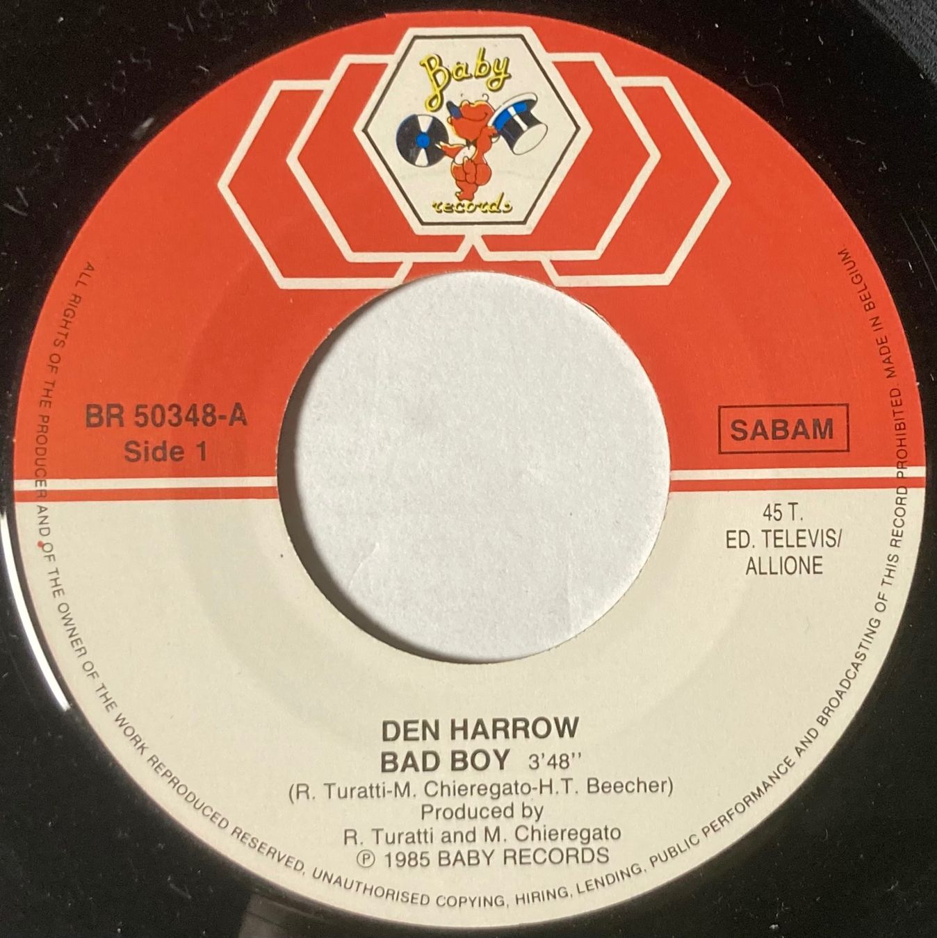Dischi in vinile: DEN HARROW - BAD BOY – Usato da Poliez-Pittet venduto da Newtown-Records 3