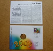 Numisbrief Goldvreneli 1900 ++ Millennium Sammlerbrief 2000