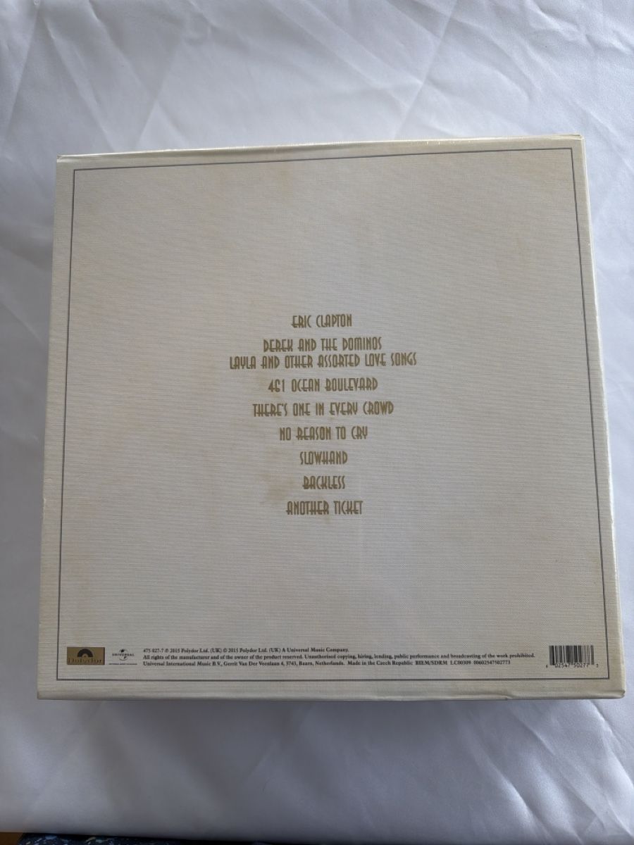 Dischi in vinile: Eric Clapton - Studio Collection 1970-1981 - Vinyl Box, OVP – Nuovo e nell'imballaggio originale da Schaffhausen venduto da Sonne25 5