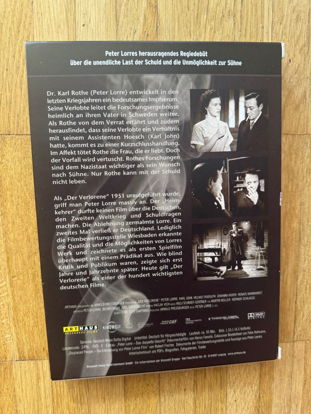 Tutti i DVDs: DER VERLORENE. (DVD) ARTHAUS PREMIUM – Usato da Basel venduto da san_2qlq 1