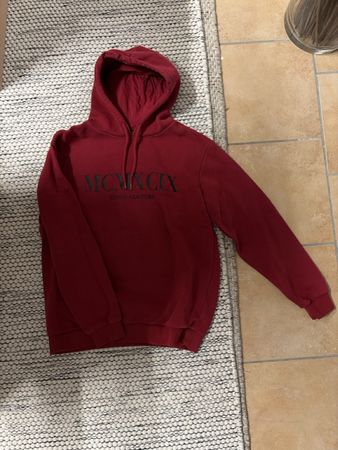 New Yorker SMOG Kapuzenpullover rot Grösse L 