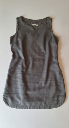 Paul Kehl Sommerkleid Leinen dunkelgrau Gr. M - Neu!