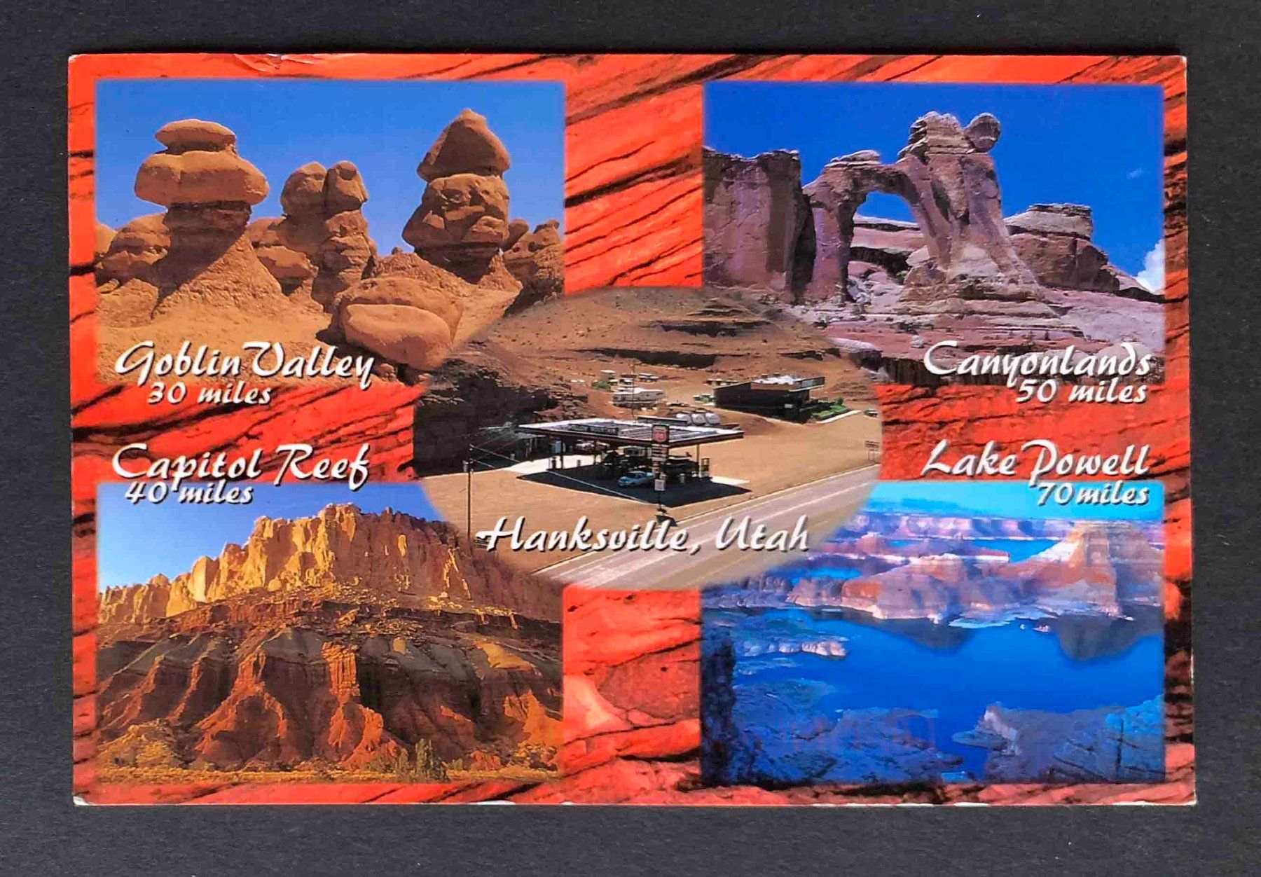 Cartoline postali: AK HANKSVILLE UTAH – Usato da Goldau venduto da Balkonia09
