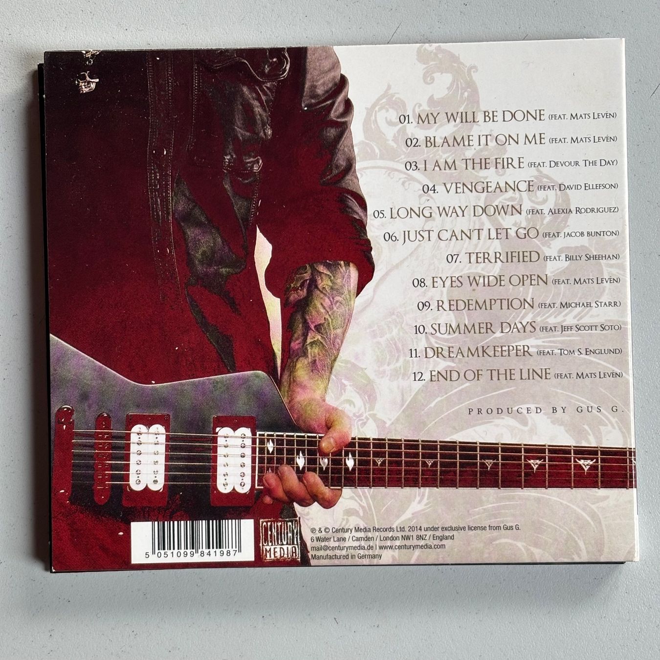 CD: Gus G.: I Am The Fire – Usato da Stans venduto da Abukadnezar 1