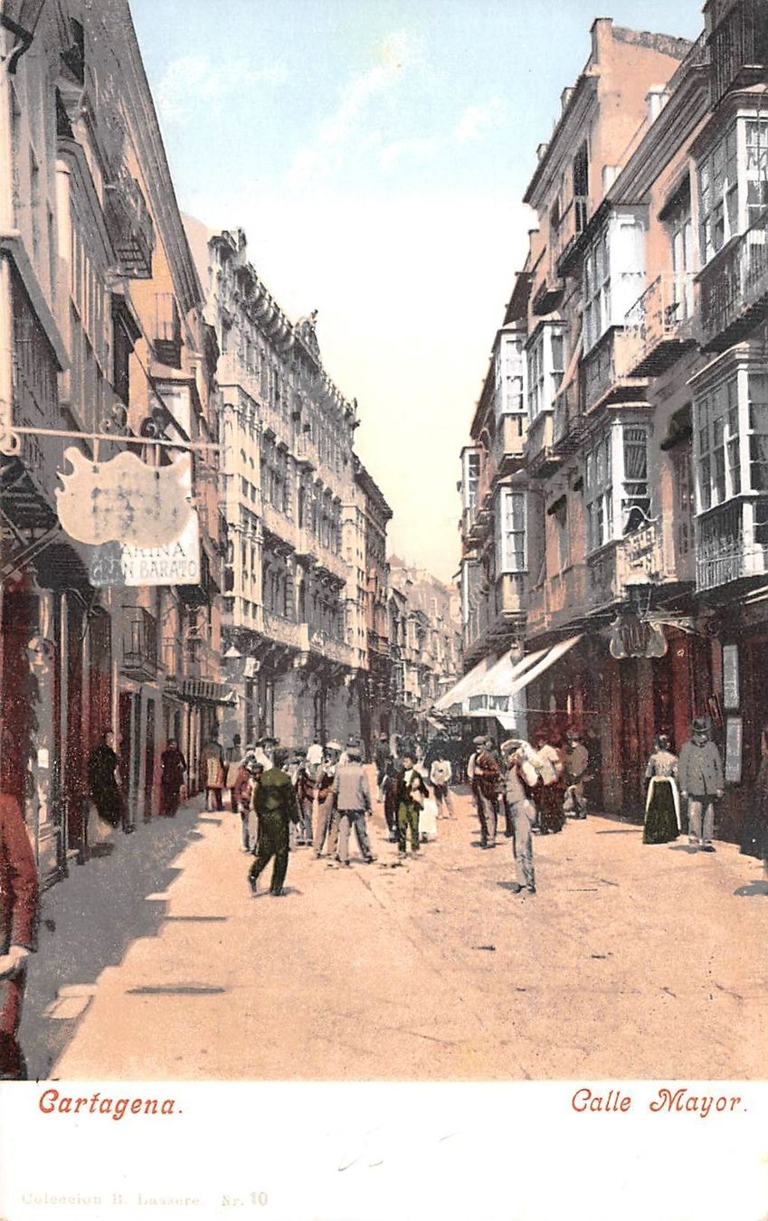 Ansichtskarten: Cartagena, Calle Mayor – Gebraucht aus Ottikon b.Kemptth. von Neptun1974