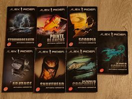 Lot de 7 livres Alex Rider d'Anthony Horowitz, comme neuf!