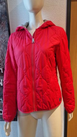"Marc O'Polo" Steppjacke, coral-rot, Kapuze, Gr.M,