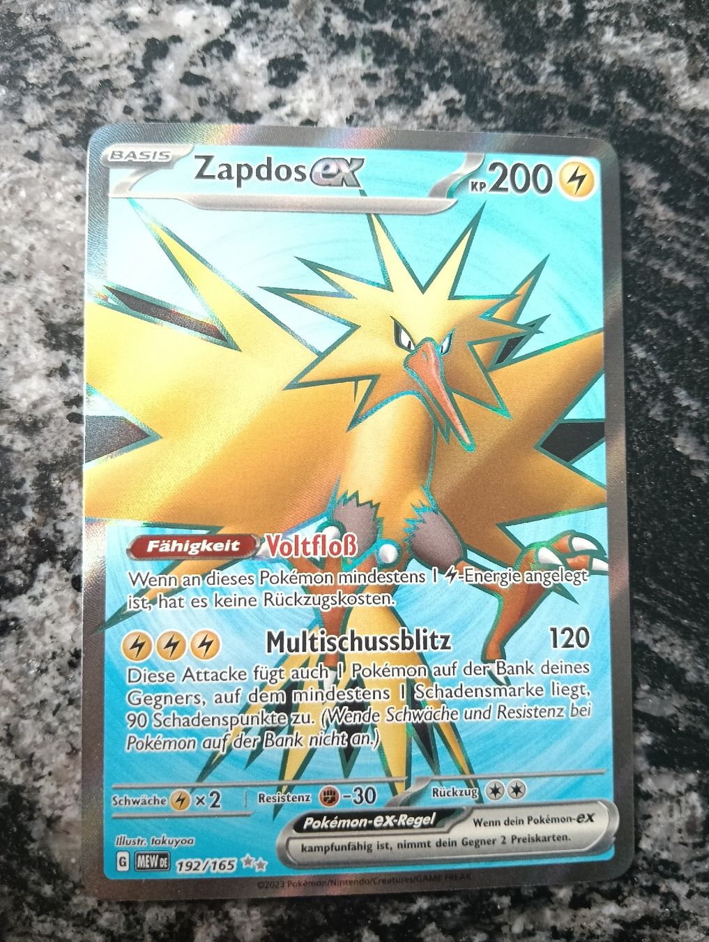 Pokémon Carte collezionabili: Pokémon 151  - Zapdos ex – Usato da LEUZIGEN venduto da mic_sdh5