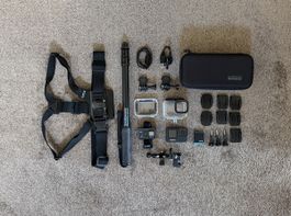 Go Pro HERO9 Black + umfangreiches Zubehör