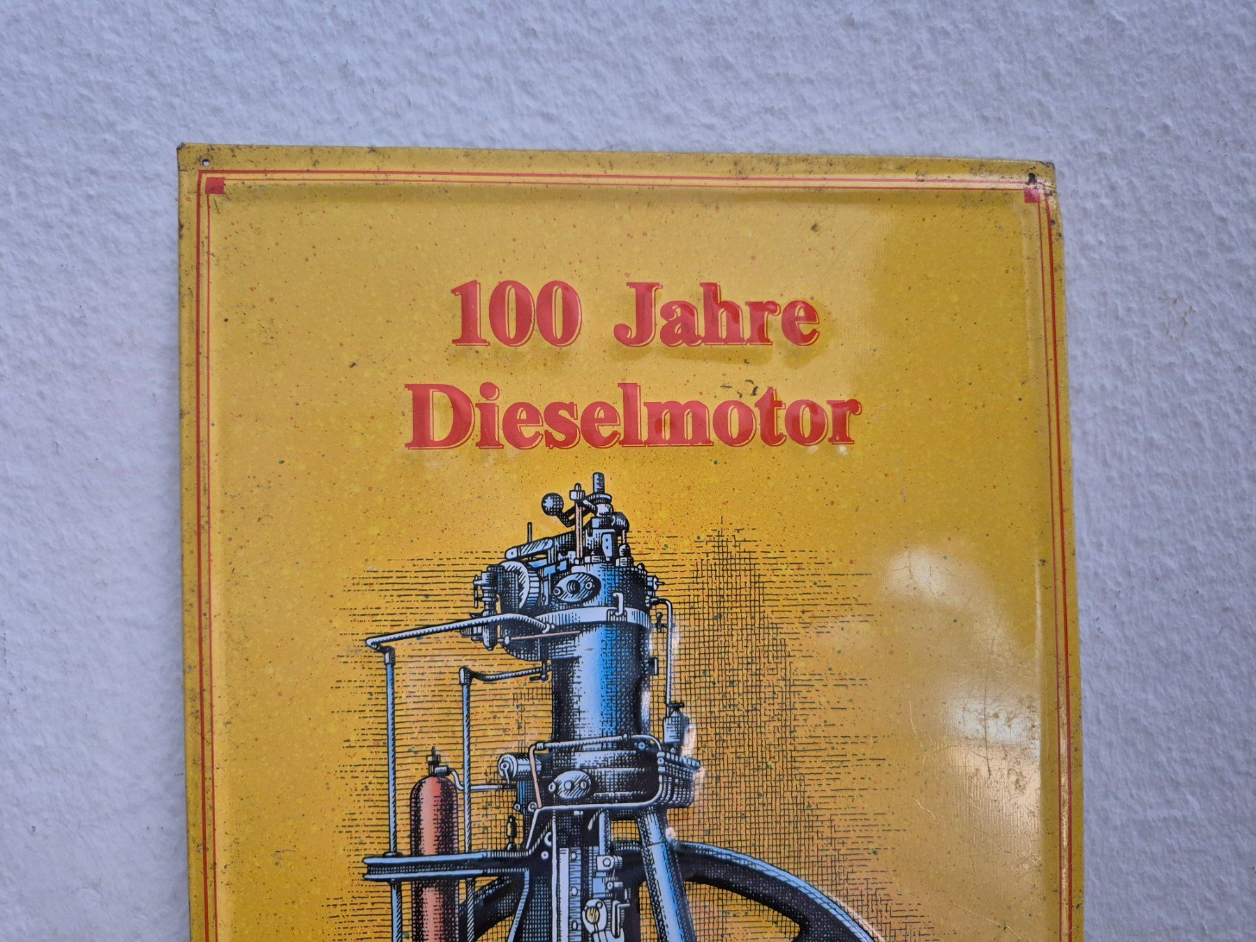 Shell Insegne: Blechschild Shell Tanksäule Dieselmotor Limitiert 1992 Blech – Usato da Neuhausen venduto da rraayy 1
