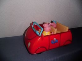 Peppa Auto, mit 2 Figuren * Peppa Pig * Neuwertig