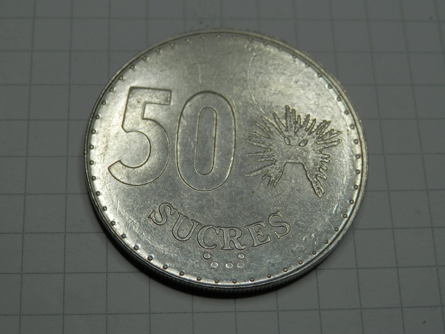 Tutti le monete: Ecuador  50 Sucres, 1991 – Usato da Weiach venduto da weiach81 1