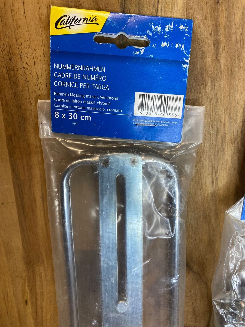 Supporti a parete: Wechselrahmen-Halterungen, Nummernhalter-Set,  Oldtimer – Nuovo (secondo la descrizione) da Emmen venduto da Sutim2005 3