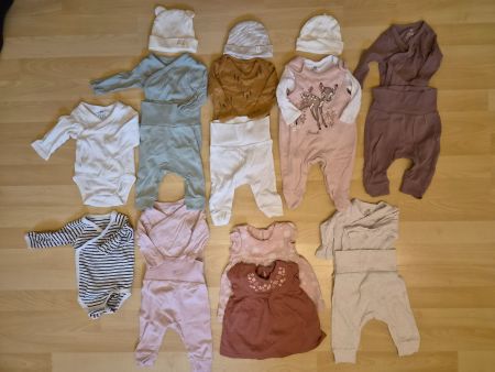 Babykleider, Grösse 56 (0-1 Mt.)