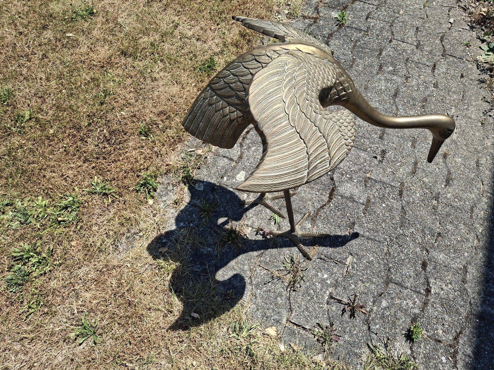 Statuette: Vintage Reiher/Storch Bronze – Usato da Bäriswil BE venduto da vonys 3