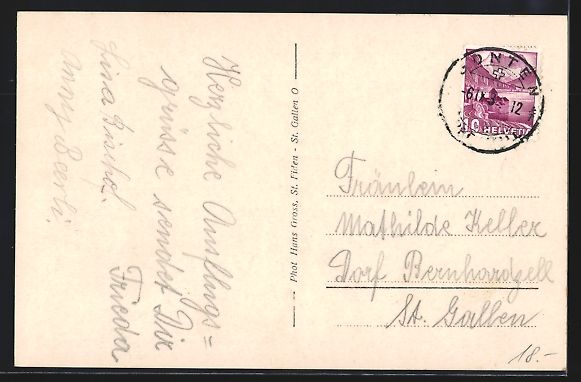 Cartoline postali: Jakobsbad /App., Kurhaus Jakobsbad mit B – Usato da Berlin venduto da bartko-reher 1