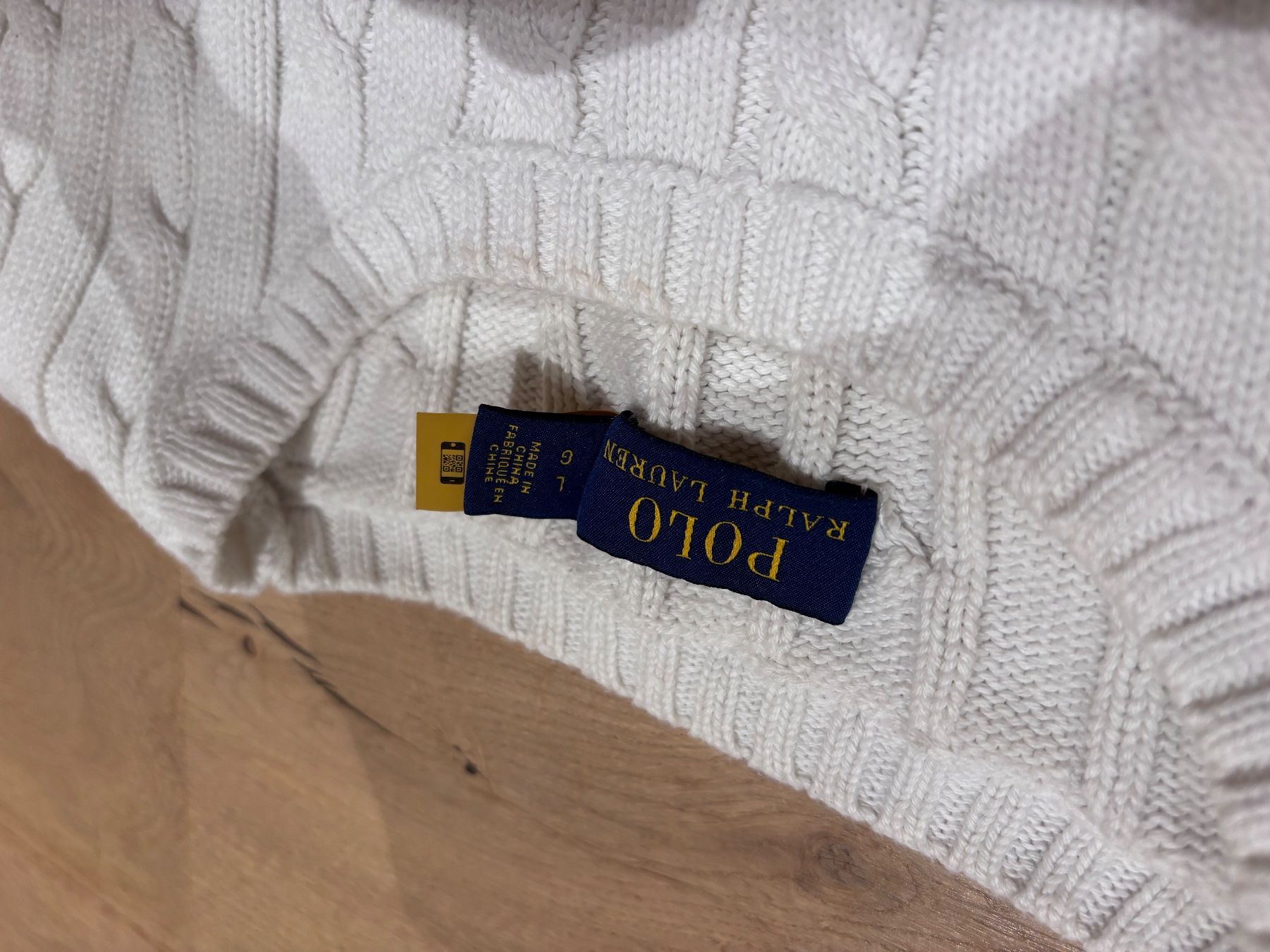 Ralph Lauren Maglioni & Felpe: Ralph Lauren Zopfmuster Pullover weiss – Nuovo (secondo la descrizione) da Winznau venduto da Lauralavera1 2