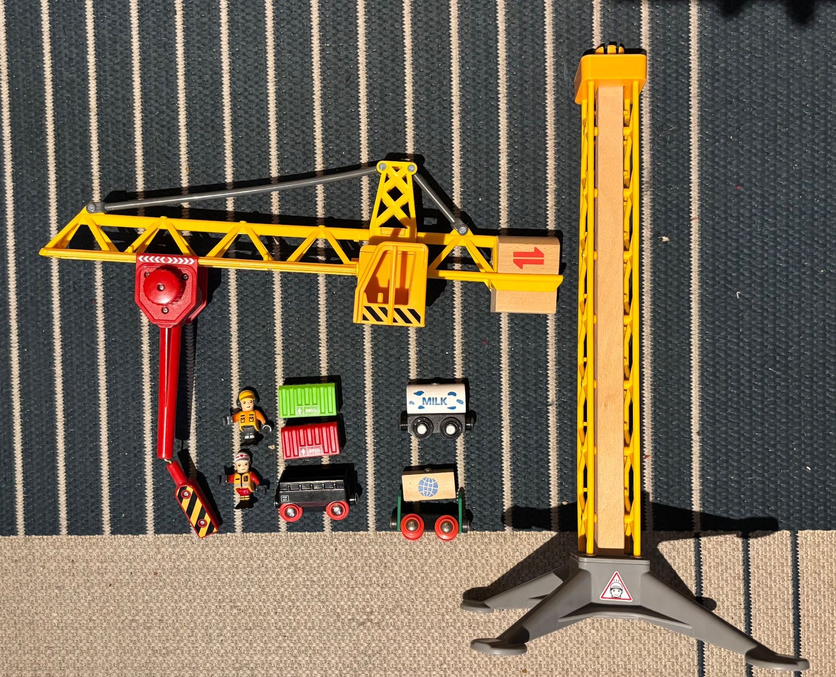 Brio Giocattoli: Kleines Set Kran Brio – Usato da Speicher venduto da CH-Schatzkammer 2