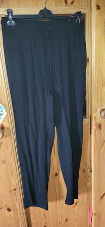 Damenhose lang Damart gr 44/46 Schwarz Crep Schlupfhose