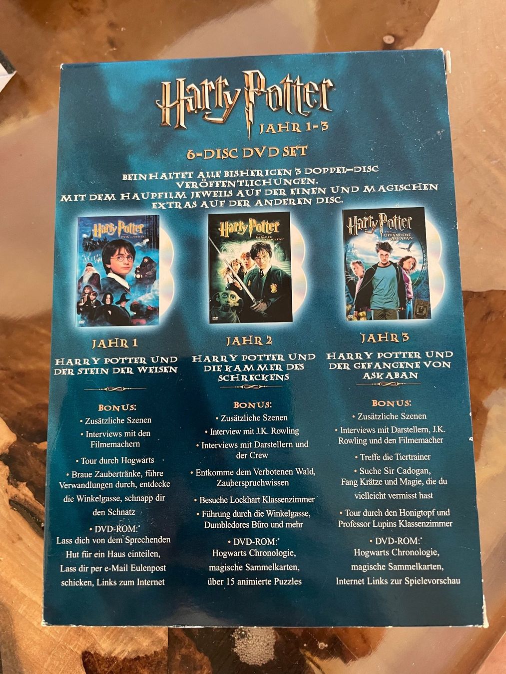 Tutti i DVDs: Harry Potter 1-3 DVD Box Set 6 Discs | – Usato da Engelburg venduto da Patmar 3