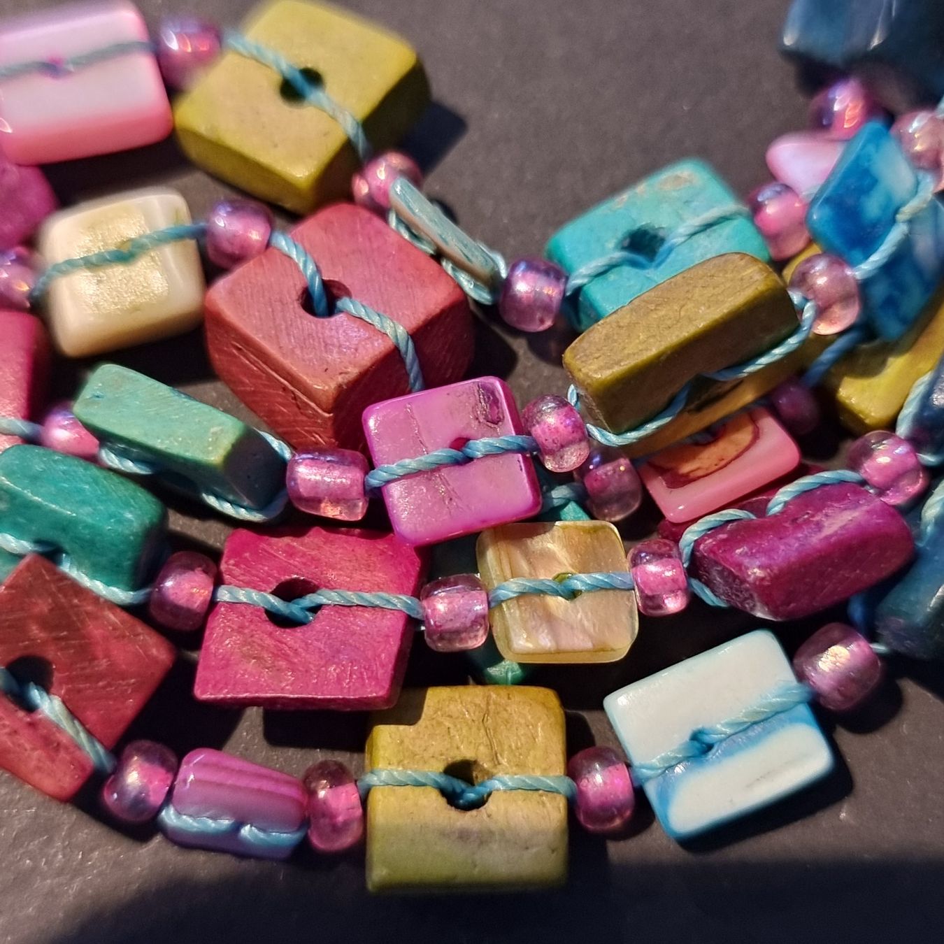Catenine: Halskette  damen. Kunterbunt – Nuovo (secondo la descrizione) da Gammen venduto da home_brocki 1
