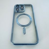 Schutzhülle mit Kamera Schutz in Blau für iPhone 15 Pro