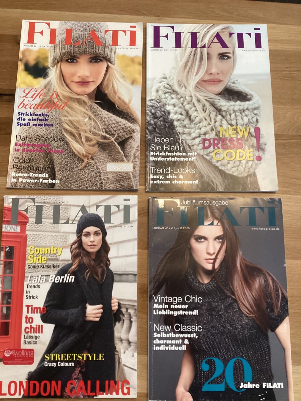 Lana: Strickhefte Lana Grossa/ Filati Winterstrick – Usato da Zürich venduto da orella79