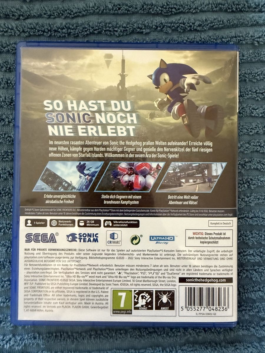Giochi: Sonic Frontiers PS5 – Usato da Buchs SG venduto da Tolm 1