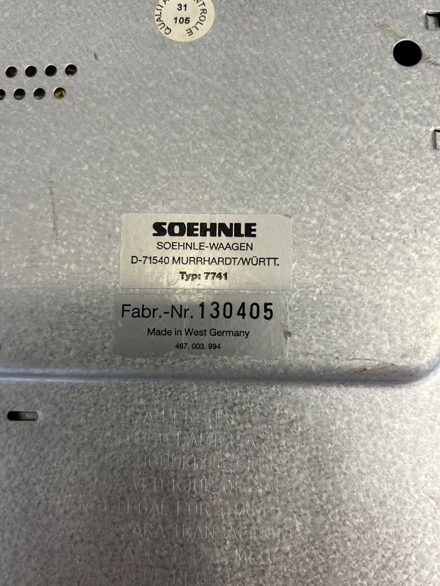 Soehnle Accessori da laboratorio: Soehnle Waage 7741 bis 50kg – Usato da Glattpark(Opfikon) venduto da Cmberger 3