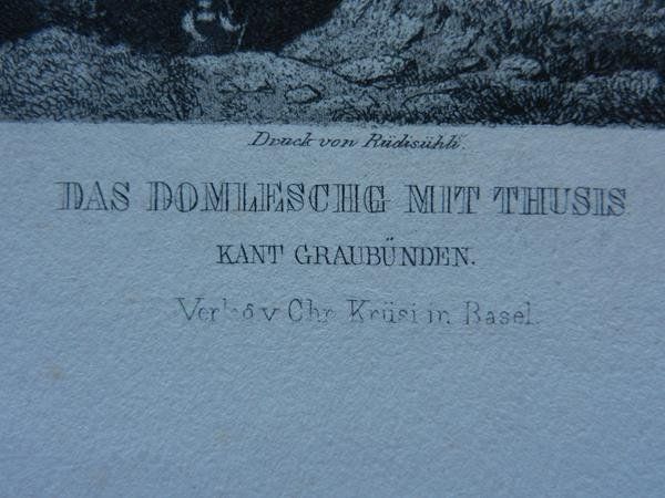Stiche: Domleschg Stahlstich – Gebraucht aus Risch von Rischli15 2