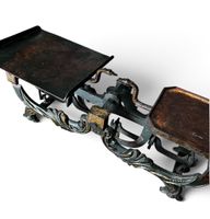 Antike Balkenwaage / Krämerwaage – Gusseisen