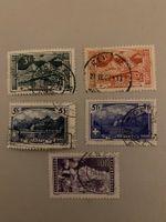 Briefmarken Helvetia 1914-1931.Gebirgslandschaften,5 stuck