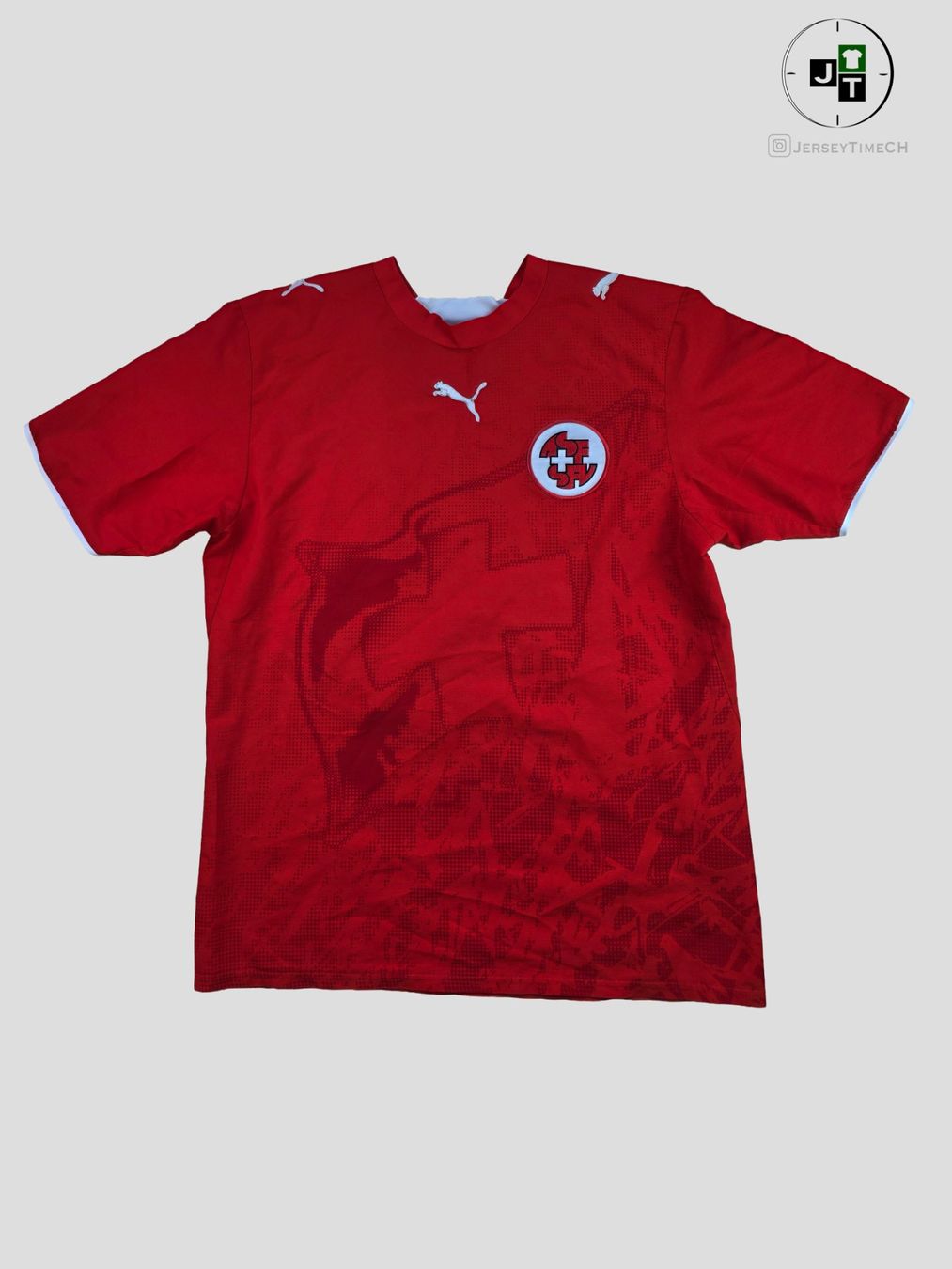 Puma Canottiere & Pantaloni: SCHWEIZ NATI 2006 TRIKOT M – Usato da Lüchingen venduto da Jersey_Time