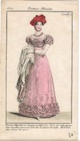Lithographie 1822 - Costum Parisien, Mode
