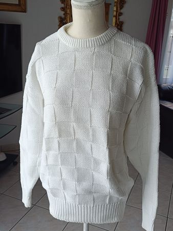 Davidson's Damen Strickpullover,Grösse L, Weiss, Top Zustand