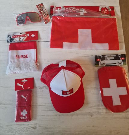 Schweiz Fanpaket, 6Teilig  für WM Neu