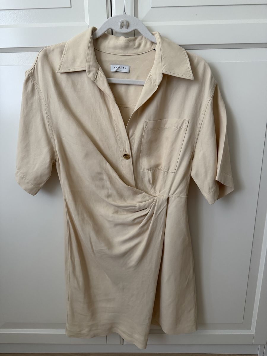 Sandro Vestiti: Kleid Sandro beige Gr. 36 Sommer – Usato da Itingen venduto da Granini_93