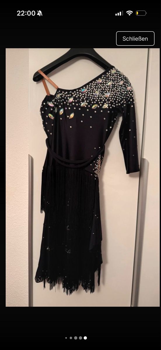 Vestiti: Latein Kleid mit Swarovski Strass  – Usato da Amriswil venduto da Mad_x7 5