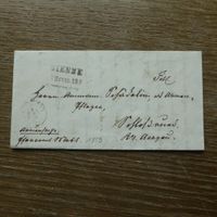 1859  VORPHILA - FALTBELEG /  Stempel BIENNE