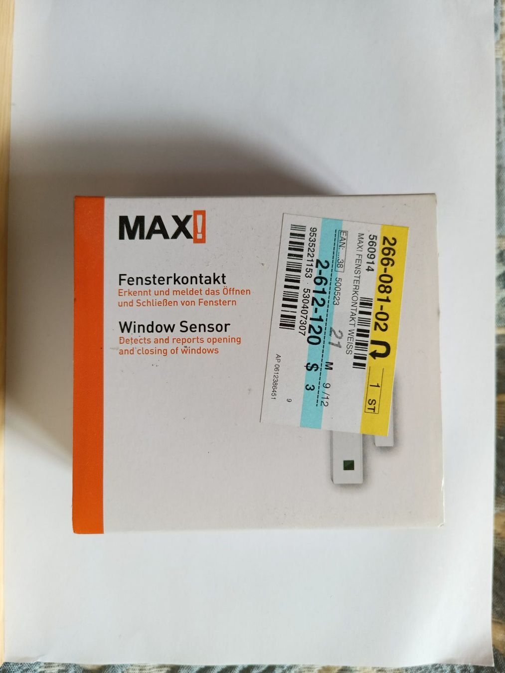 Systèmes d'alarme: MAX Fensterkontakt – Neuf avec emballage d'origine à Riehen par Karuch